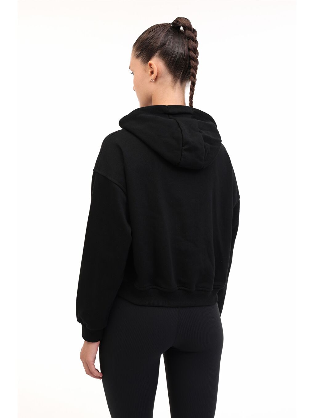 WB 18AMMY-H 5PR Siyah Kadın Eşofman Üstü-1