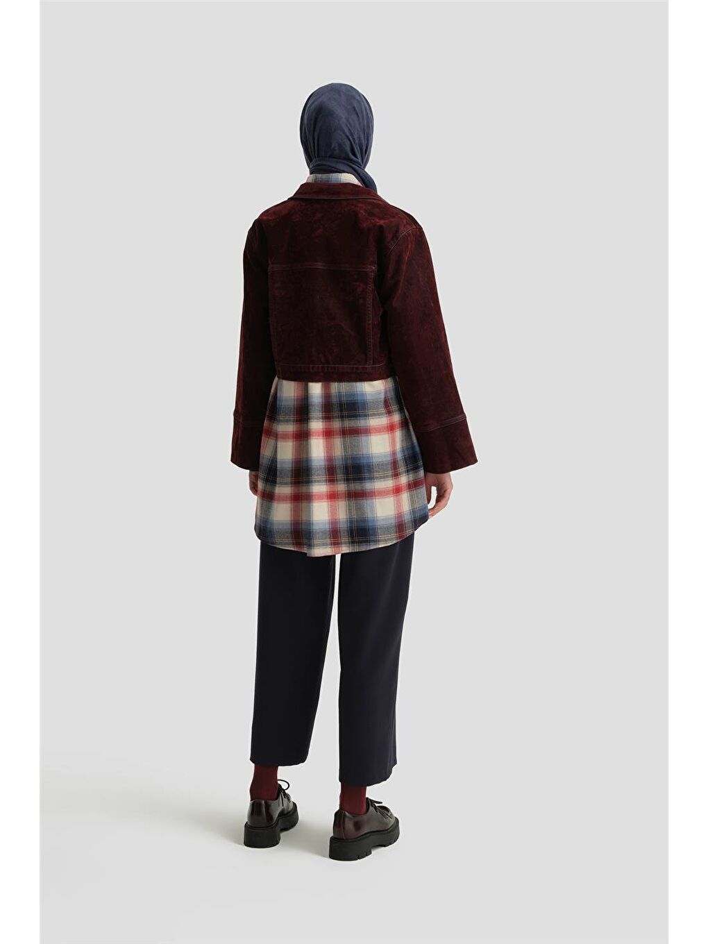 Beli Apoletli Palazzo Pantolon 24Kh2722 Lacivert-2