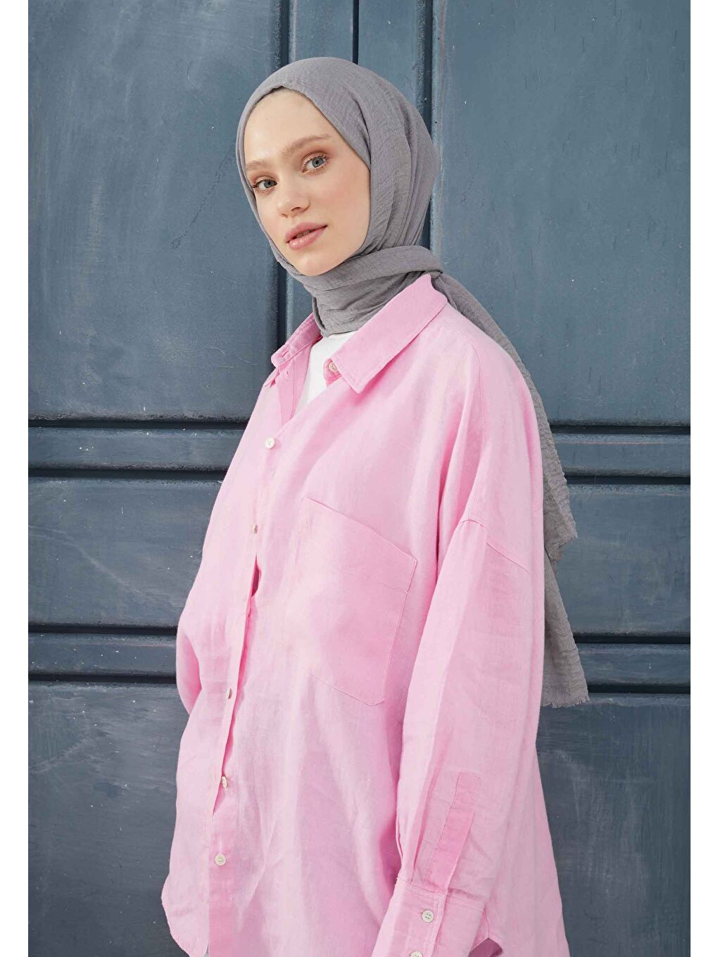 Bürümcük Şal Soğuk Gri-1