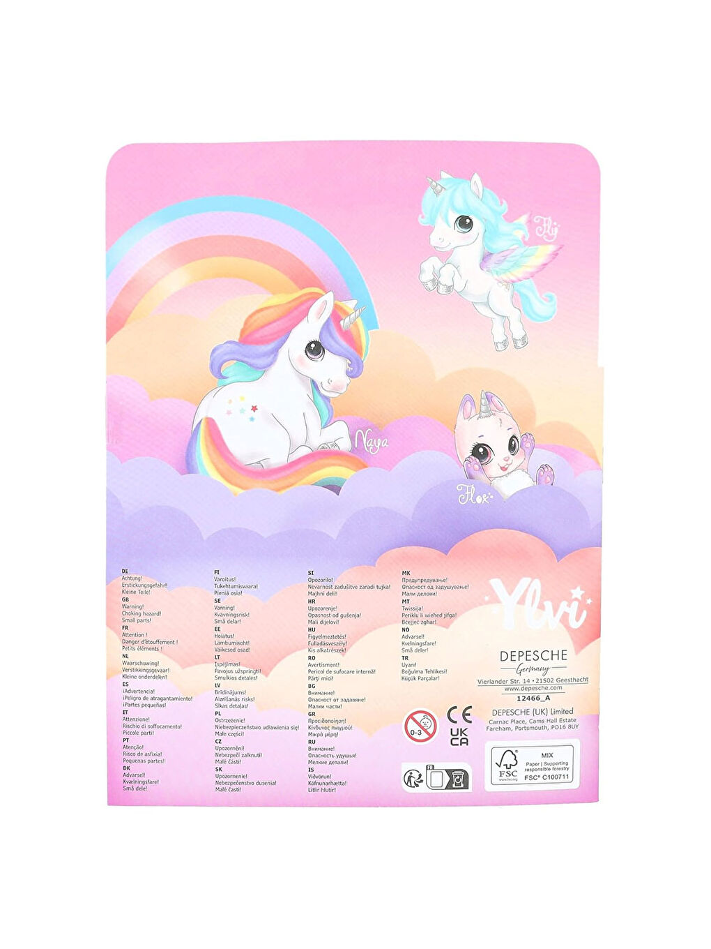 Ylvi Mini Çıkartma  Kitabı 12466-1