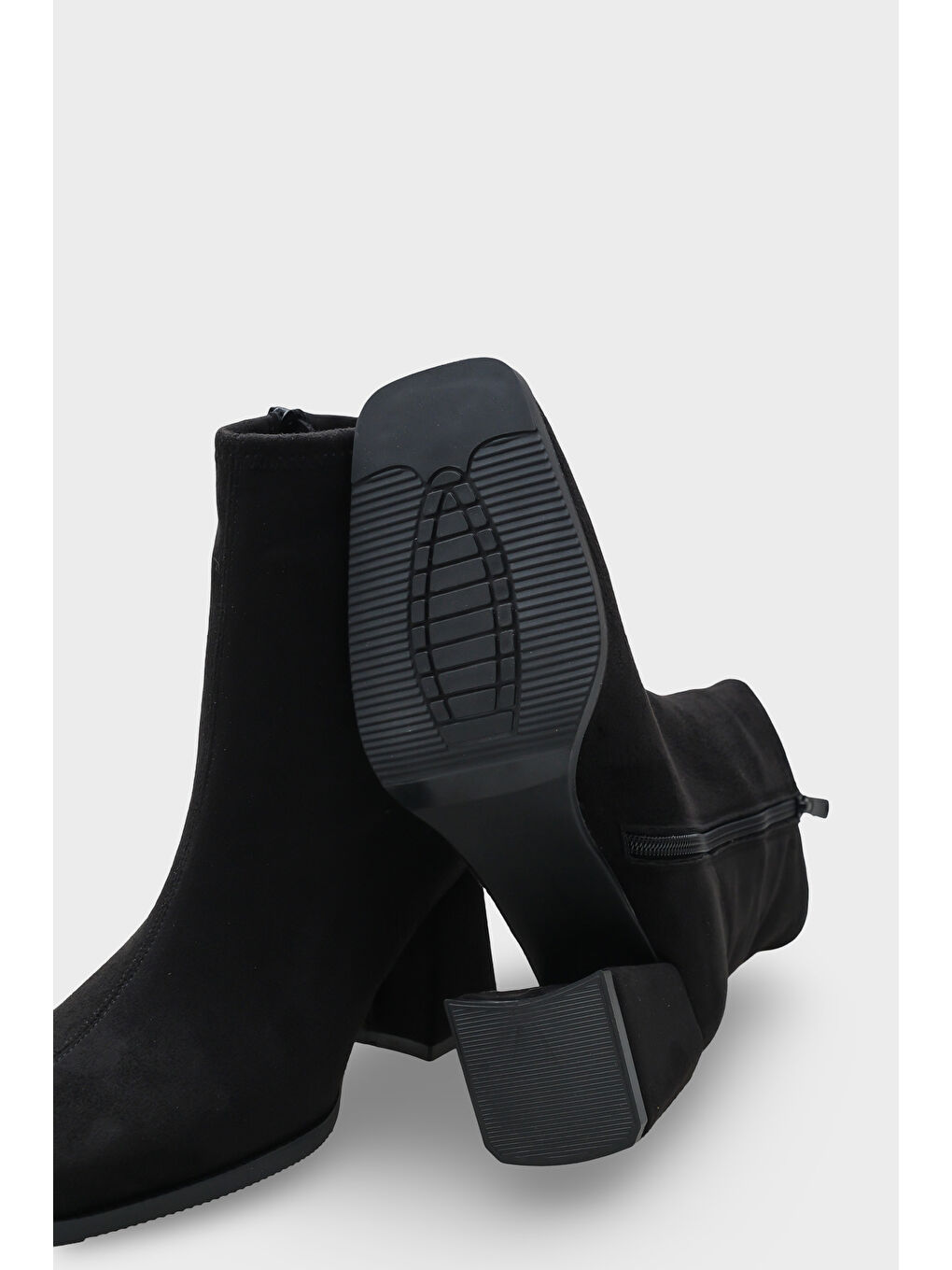 Helge Kadın Mat Siyah Bot-5