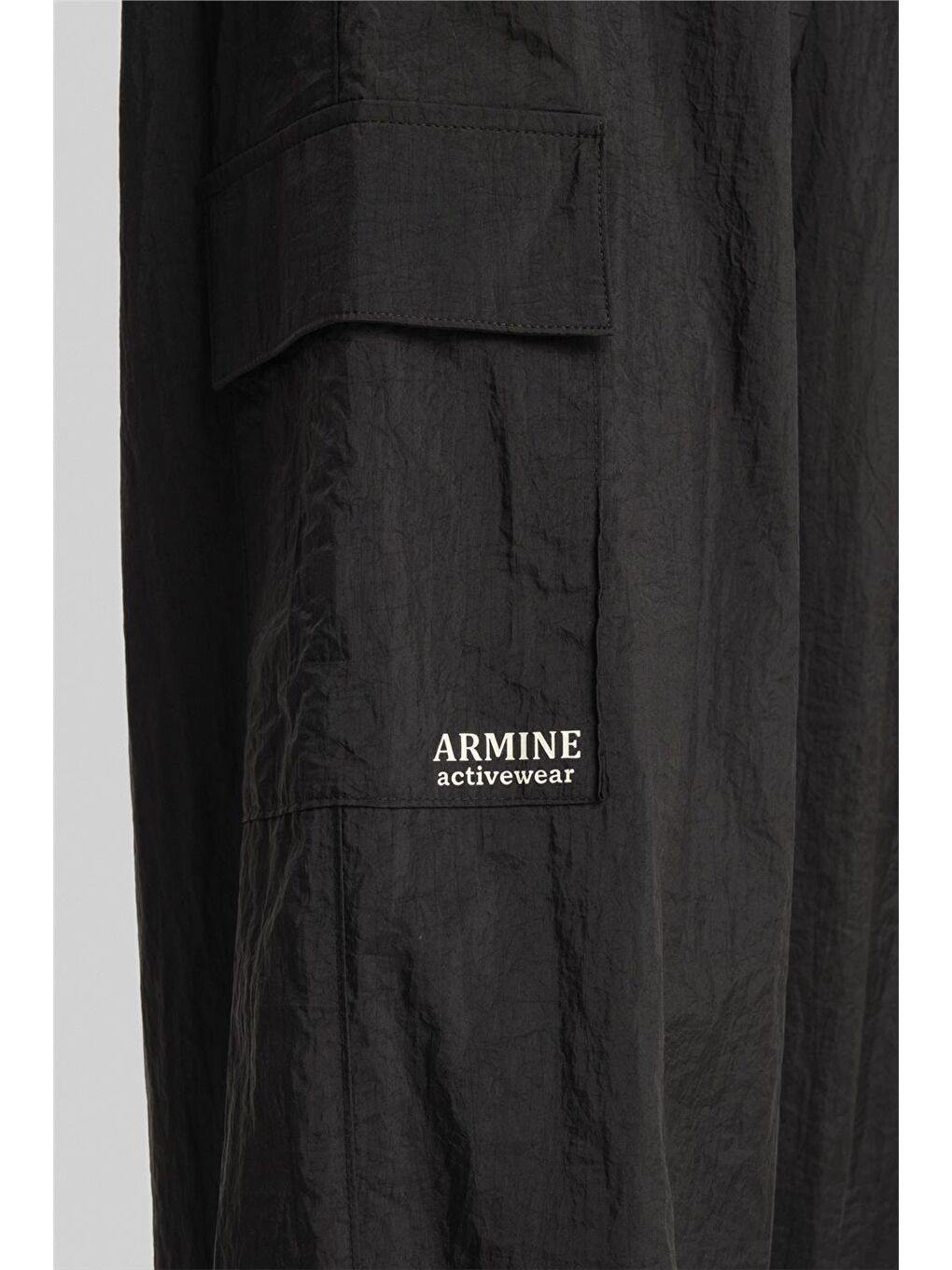 Su İtici Özelliği Olan Kargo Pantolon 24Y2602 Siyah-5