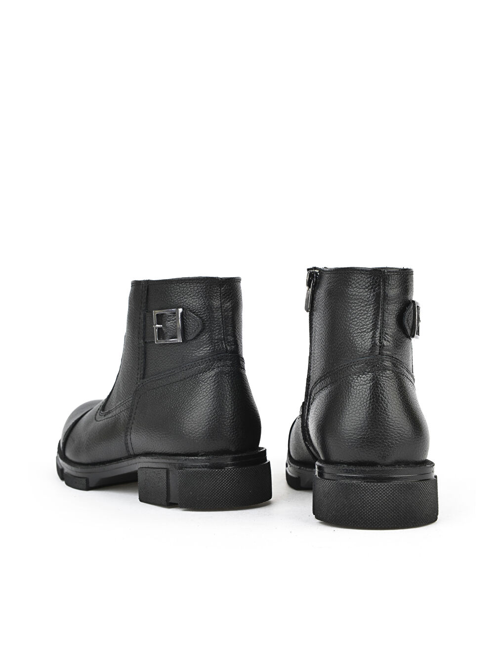 Erkek Hakiki Deri Kürklü Bot 153999Z0441 Siyah-2