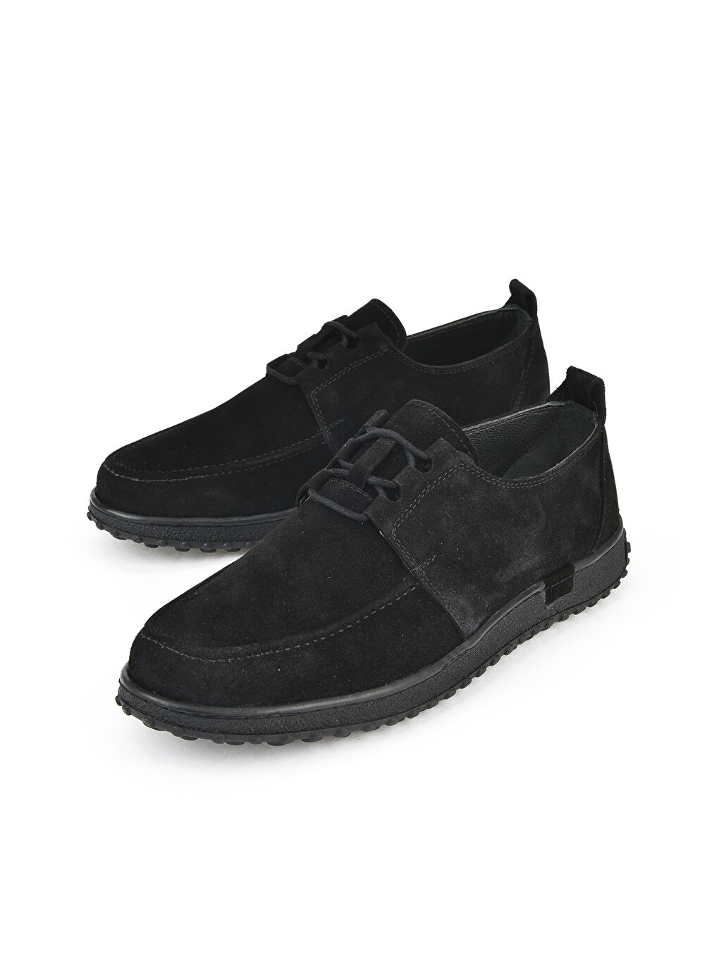 Erkek Hakiki Deri Ayakkabı 1511040ZY18254 Siyah-4