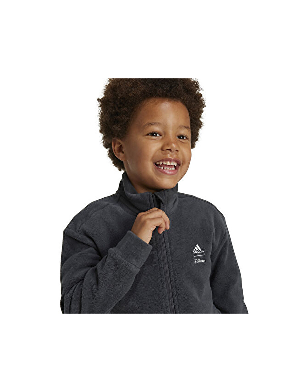 Lk Dy Mm Wi Tt Çocuk Günlük Polar Ceket Iw0675 Siyah-4