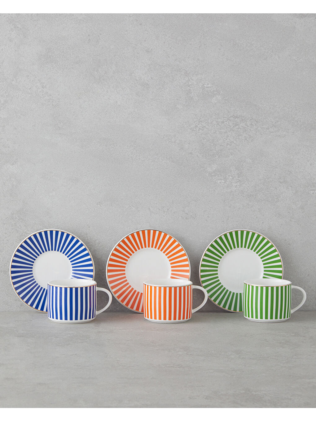 Beyaz Toffee New Bone China 12 Parça 6 Kişilik Kahve Fincan Takımı 90 ml Renkli-1