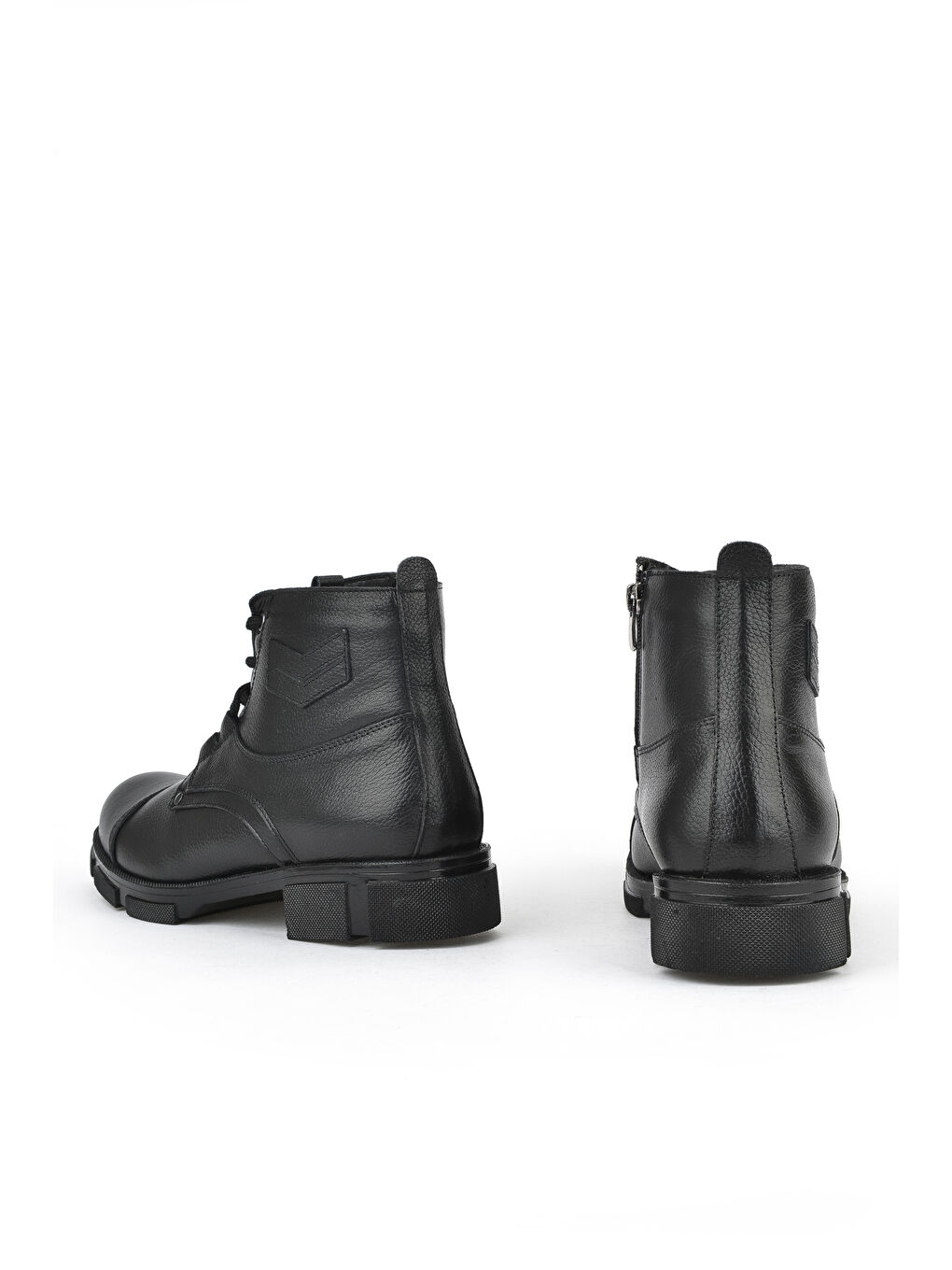 Erkek Hakiki Deri Kürklü Bot 153999Z045 Siyah-2