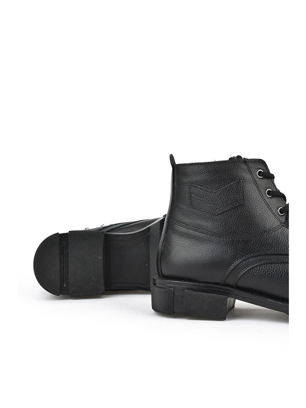 Erkek Hakiki Deri Kürklü Bot 153999Z045 Siyah-3