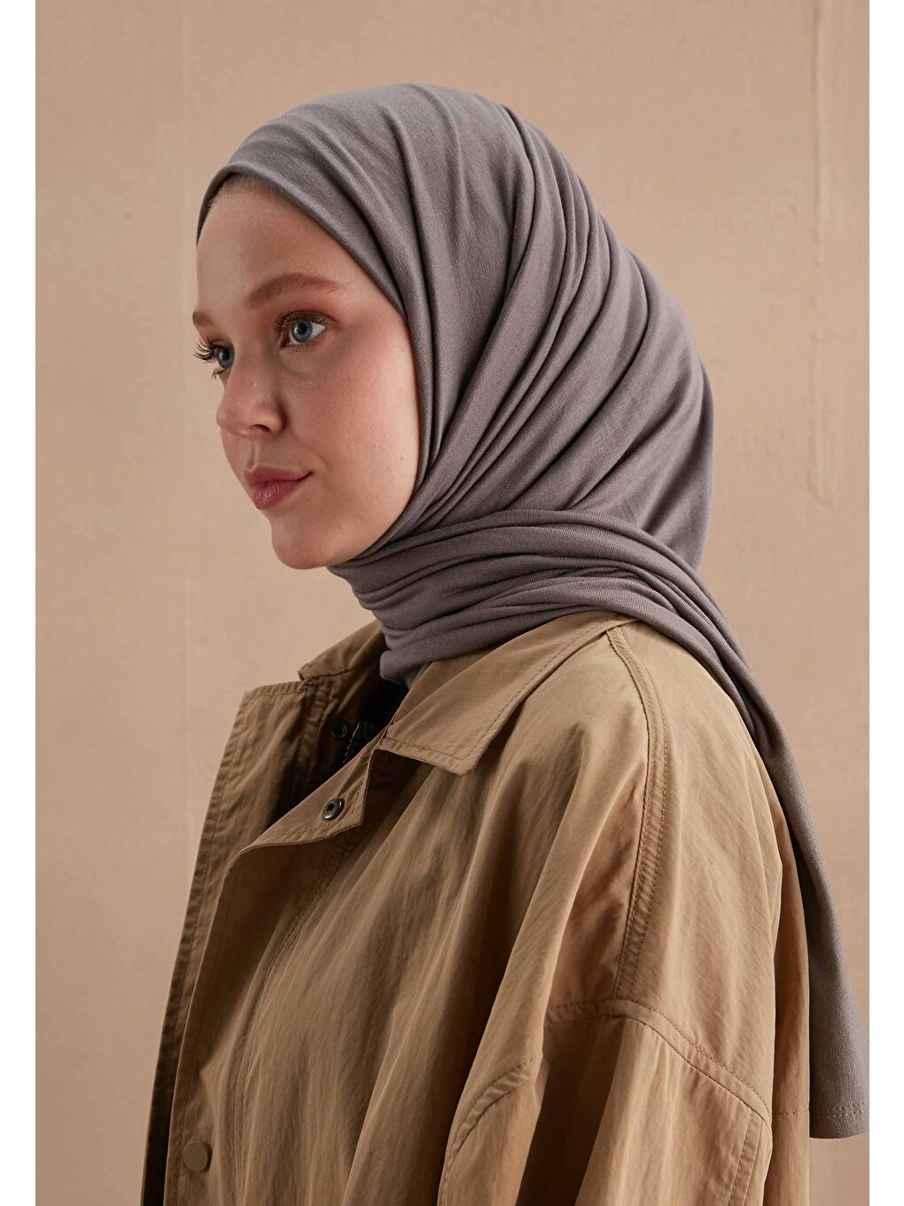 Gri Penye Şal Koyu Grı-2