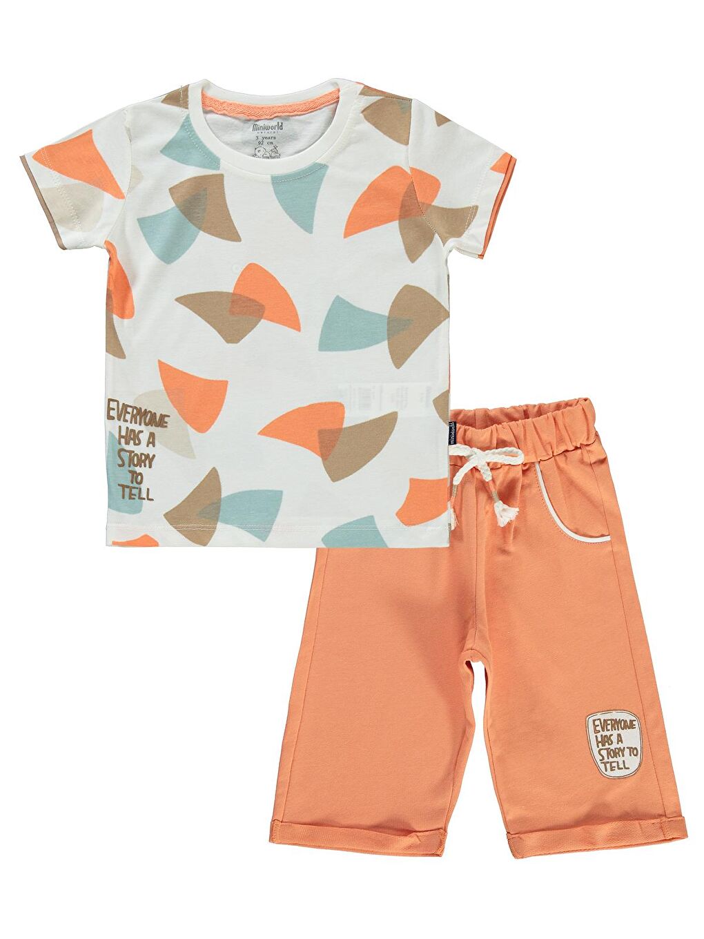 Turuncu Erkek Çocuk Takım 3-6 Yaş Oranj