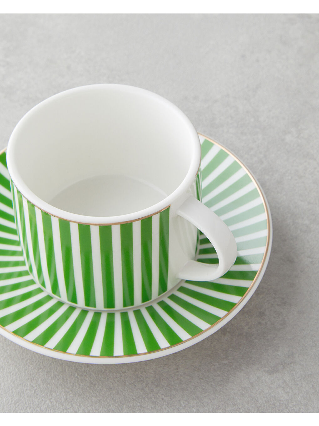 Beyaz Toffee New Bone China 12 Parça 6 Kişilik Kahve Fincan Takımı 90 ml Renkli-3