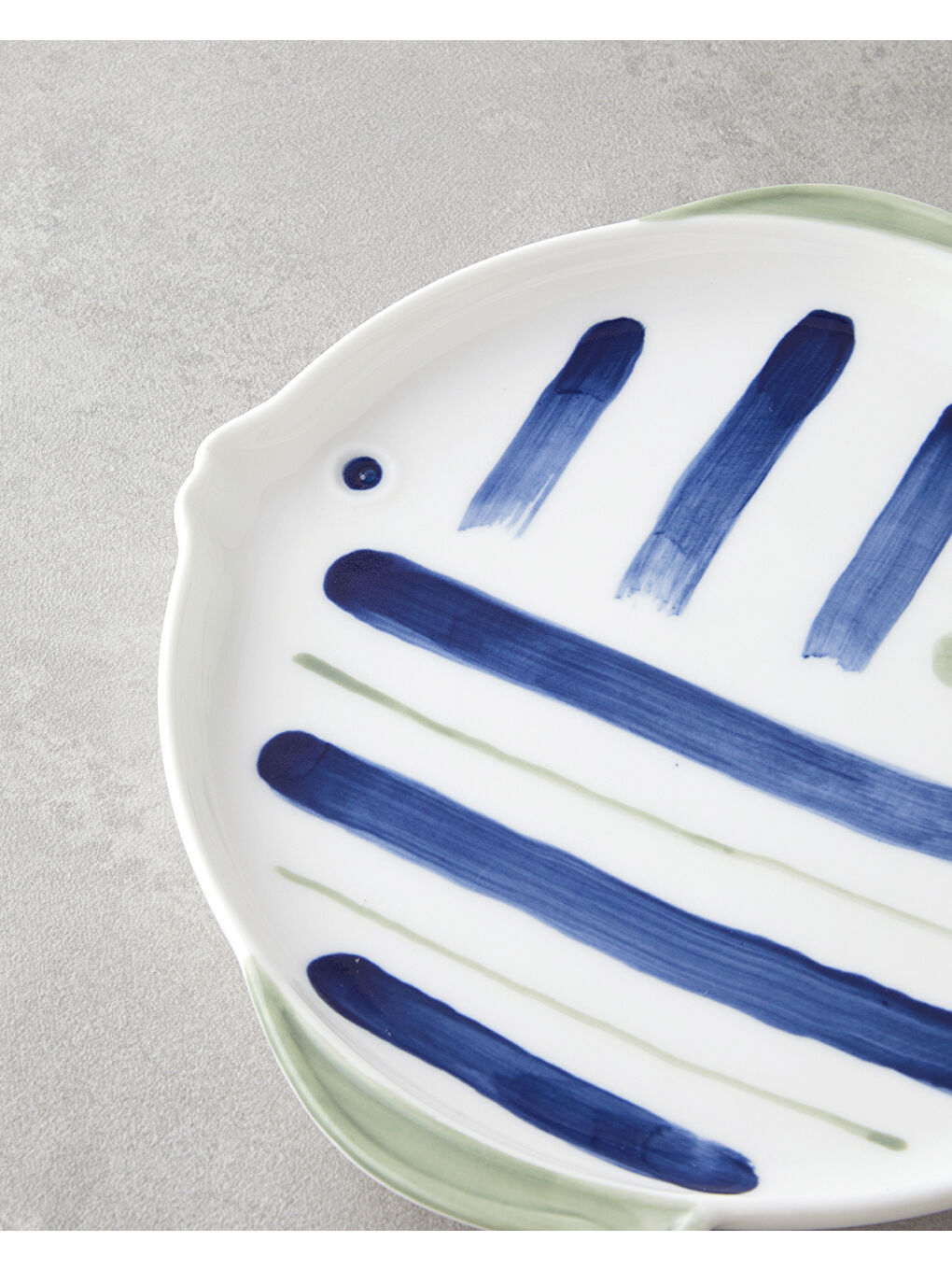 Marinique Porselen Pasta Tabağı 23 cm Mavi-yeşil-2