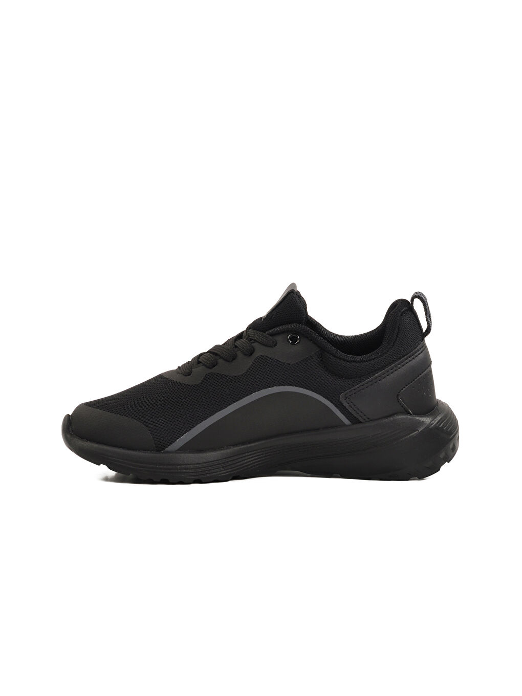 Siyah Fileli Hafif Erkek Spor Ayakkabı Dera 640 M-1