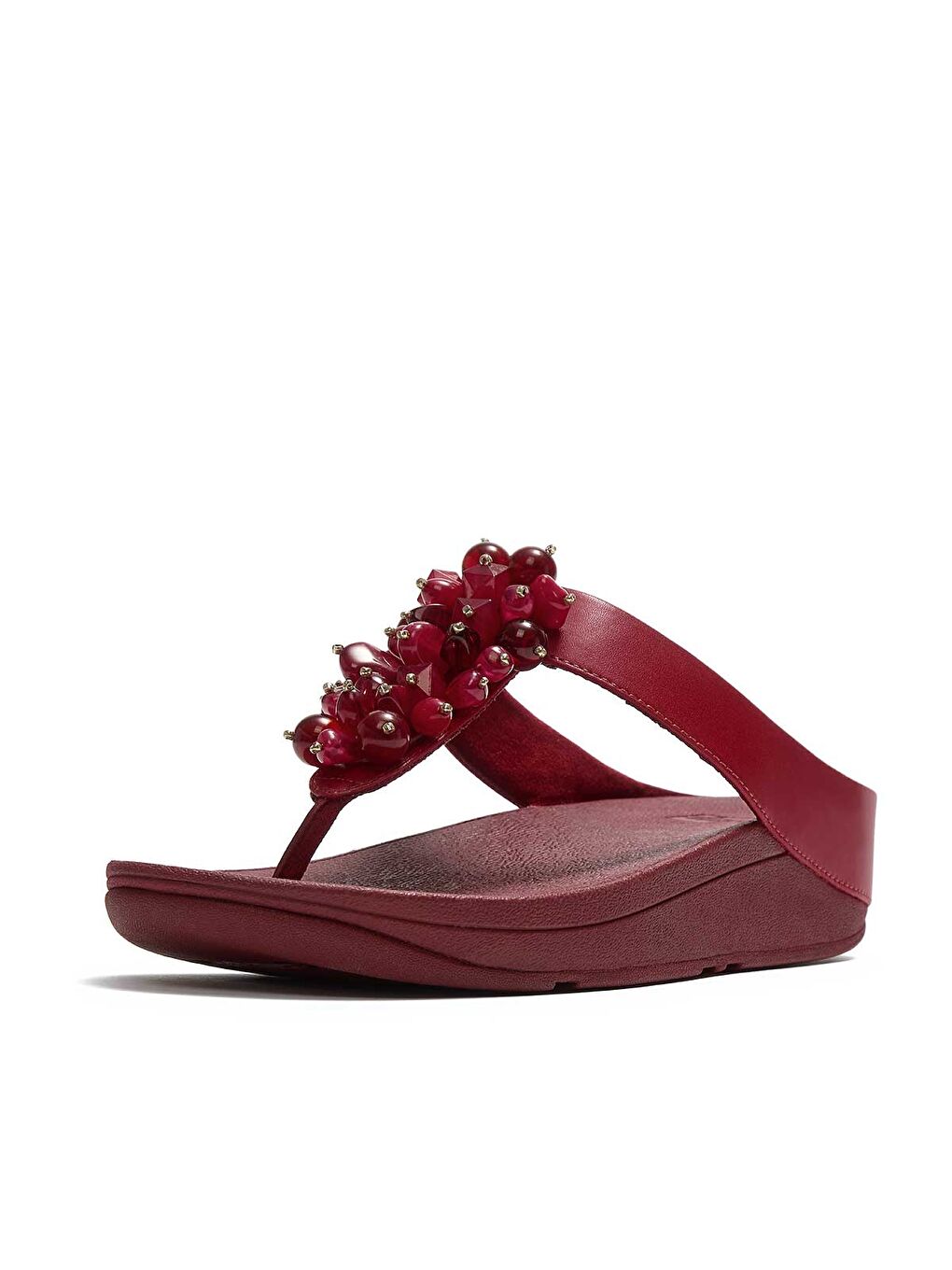 Kadın Bordo Rengi Parmak Arası Terlik-1