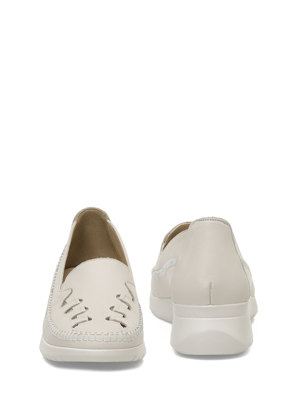 105433.Z5FX Bej Kadın Dolgu Ayakkabı-4