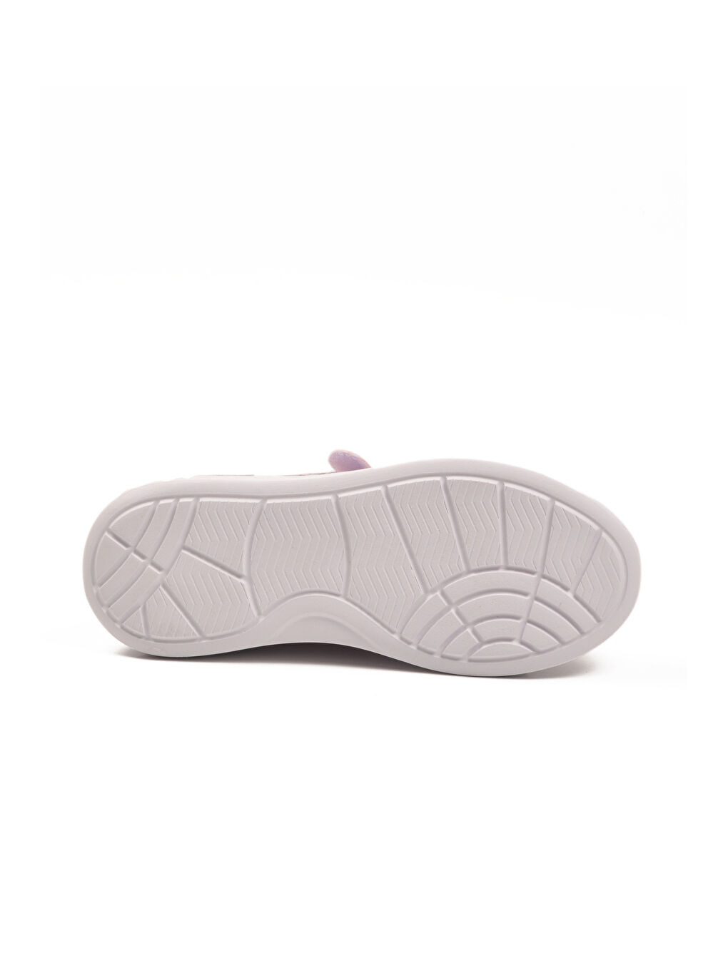 Gri Pudra Rugan Simli Cırtlı Hafif Kız Çocuk Spor Ayakkabı 2540-26K F-4