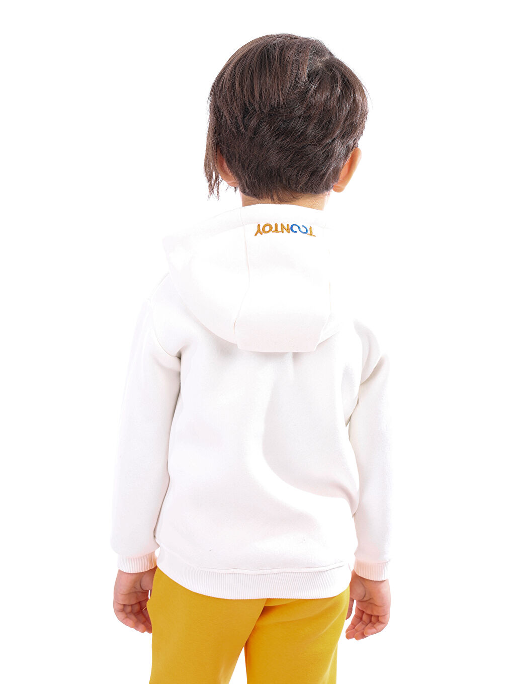 Toontoykids Ekru Unisex Çocuk Nakışlı Hırka - 3