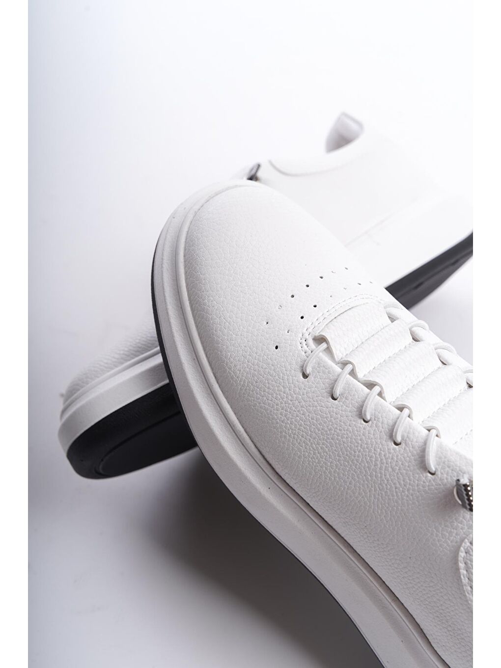 Beyaz D0405 Günlük Ortopedik Erkek Sneaker Spor Ayakkabı-2