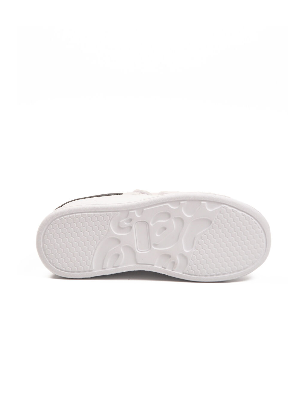 Beyaz Siyah Cırtlı Hafif Erkek Çocuk Spor Ayakkabı 2480-26K F-4