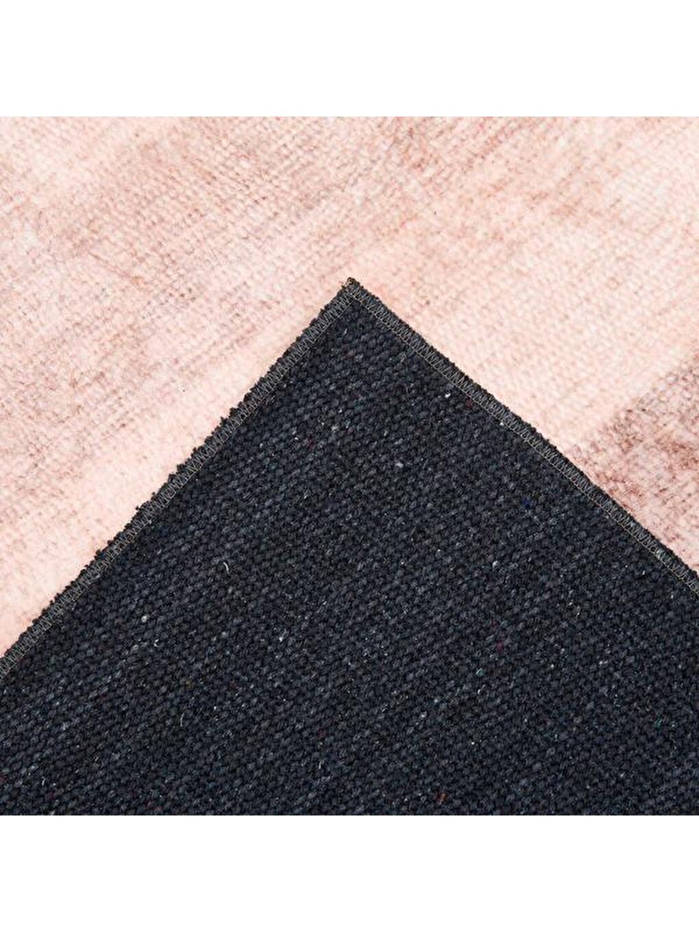 Kadife Patchwork Halı - Bej - 120x180 cm-2