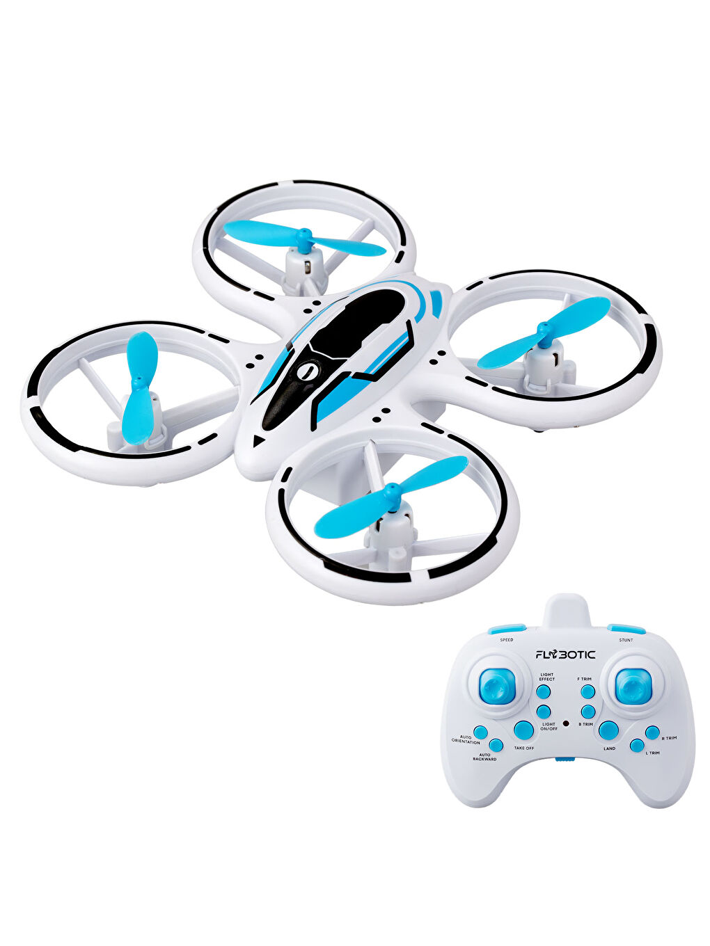 Silverlit Beyaz Neon Stunt Drone 84827