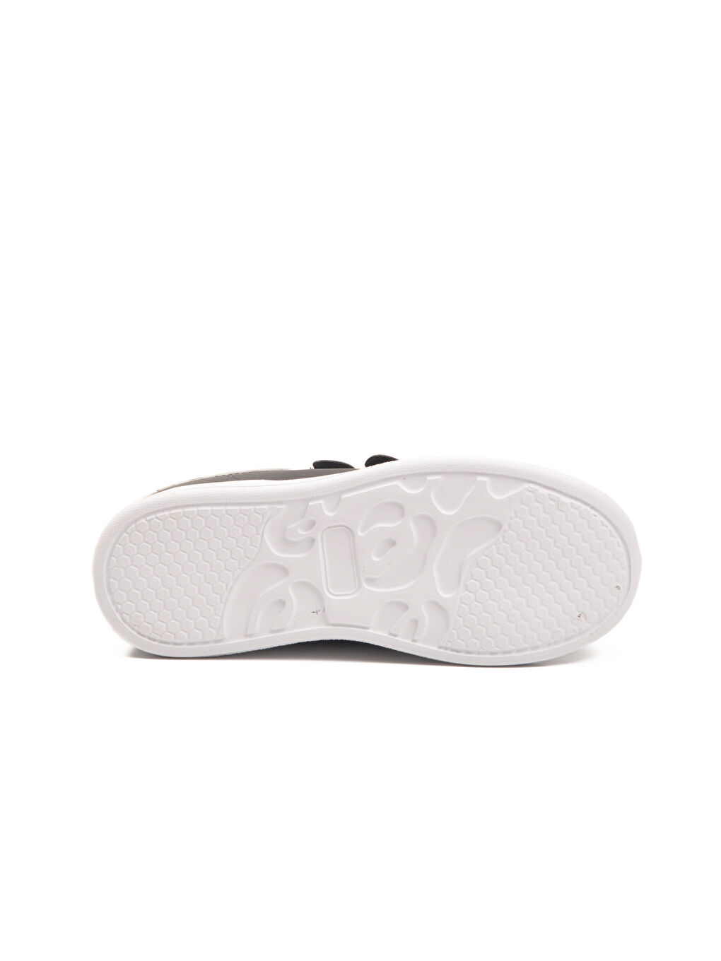 Siyah Beyaz Cırtlı Hafif Erkek Çocuk Spor Ayakkabı 2480-26K F-4