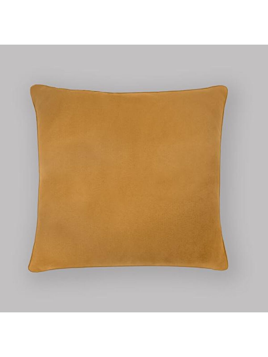 Kahverengi Soho Kadife Kırlent - Hardal