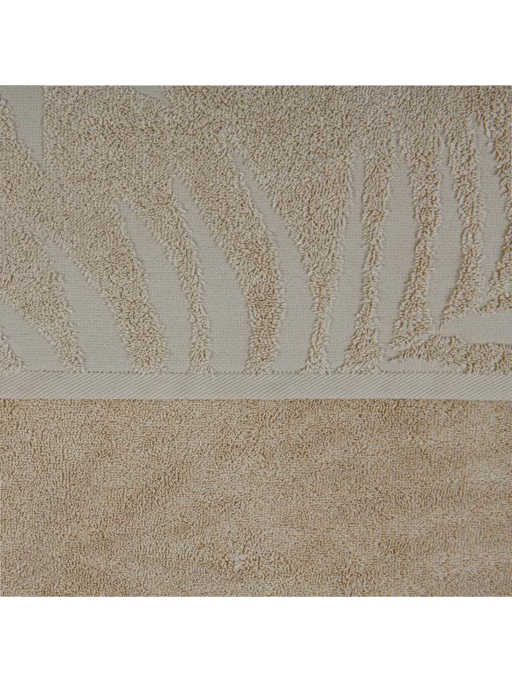Nuvomon Botanical Yüz Havlusu - Bej - 50x80 cm - 2