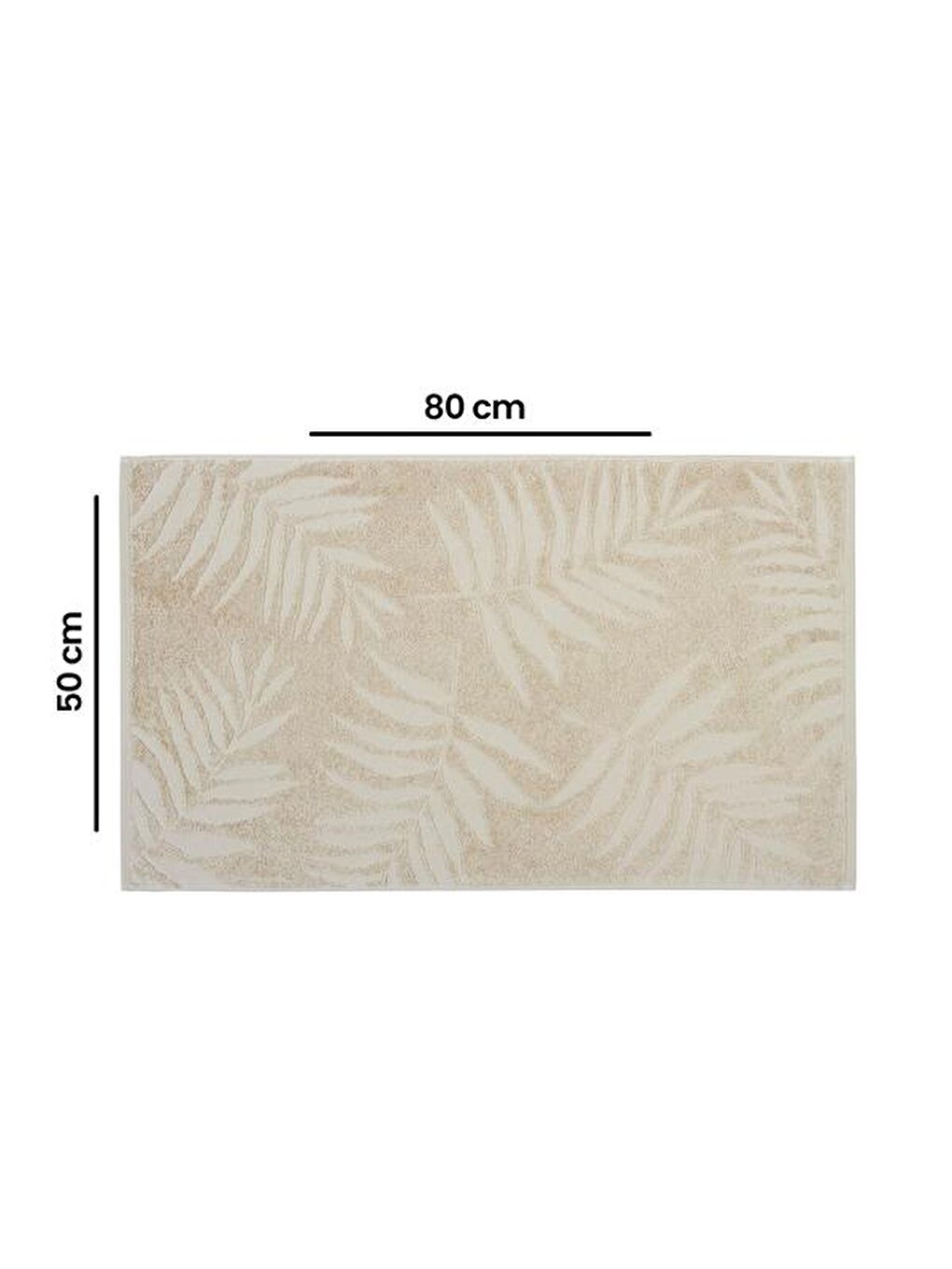 Nuvomon Botanical Yüz Havlusu - Bej - 50x80 cm - 4