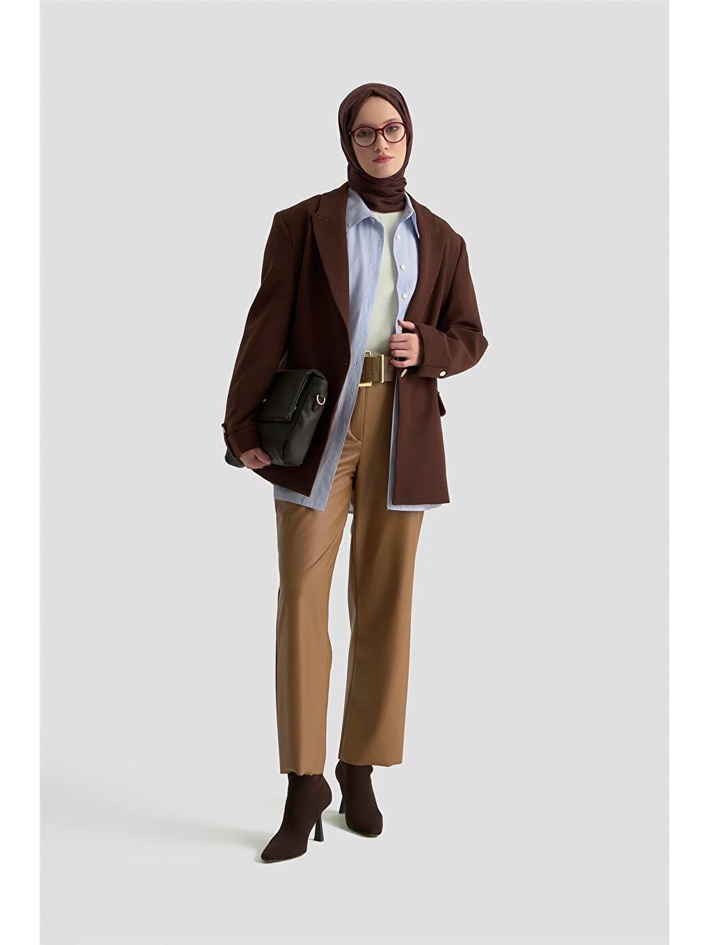 Bej Trend Pantolon 24Kt201 Camel-1