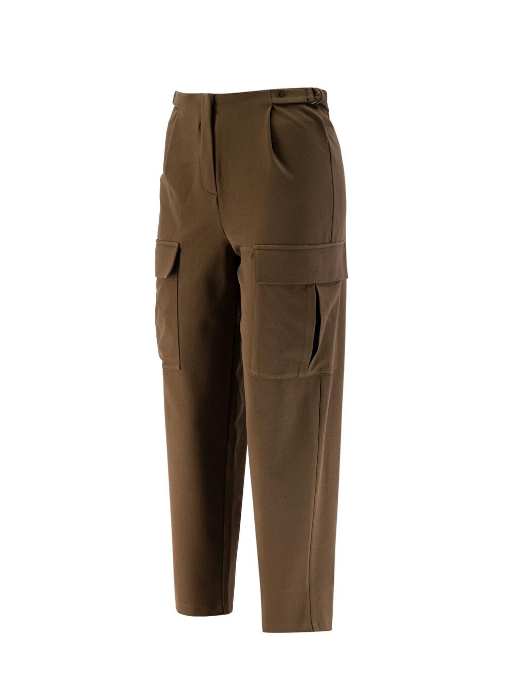 Beli Daraltılabilen Gabardin Pantolon 24K2705 Haki-5