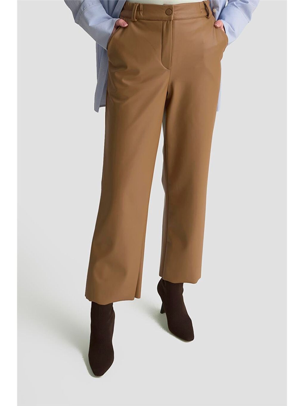 Bej Trend Pantolon 24Kt201 Camel-2