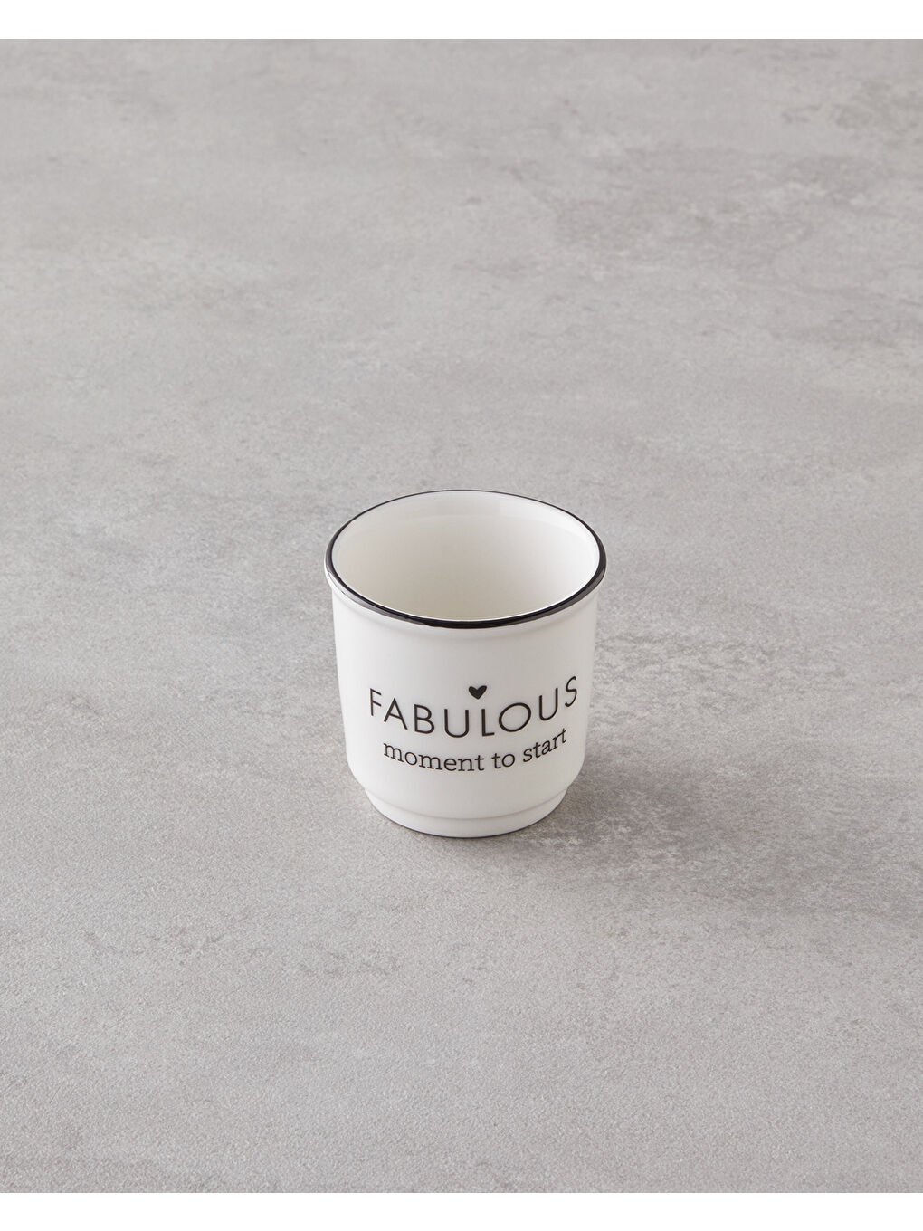 Fabulous Bone Porselen 2’li Espresso Fincan 90 ml Beyaz-1