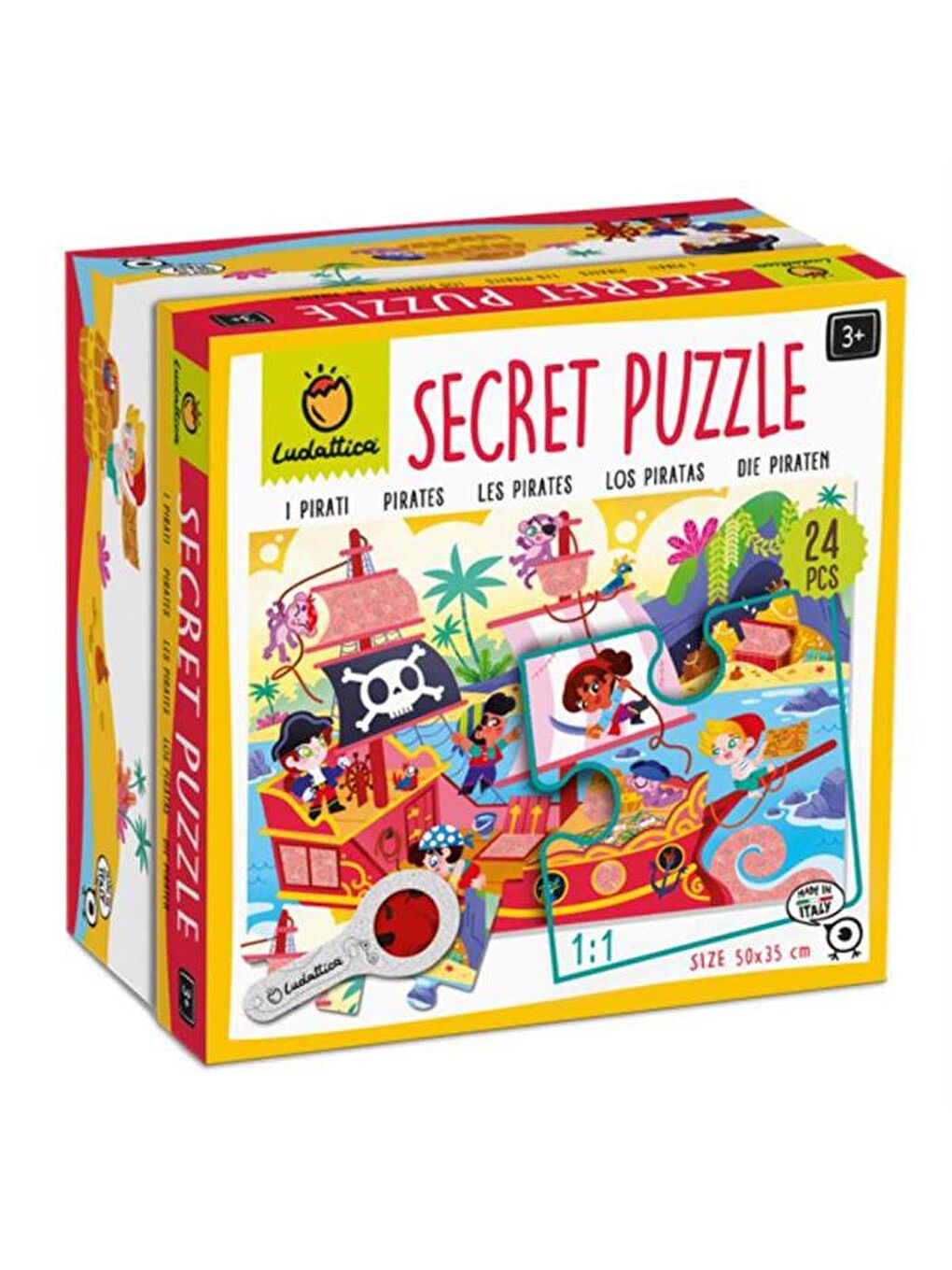 Ludattica Karışık Pirates - Secret Puzzle