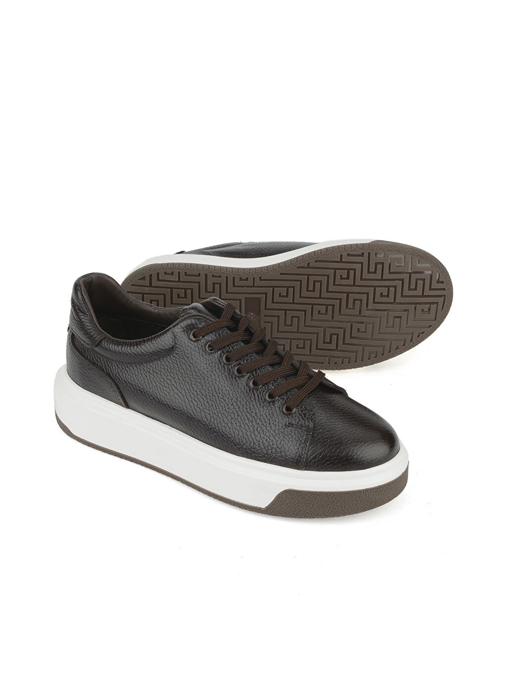 Kahverengi Erkek Hakiki Deri Ayakkabı 1531023Z1002 Kahve-3