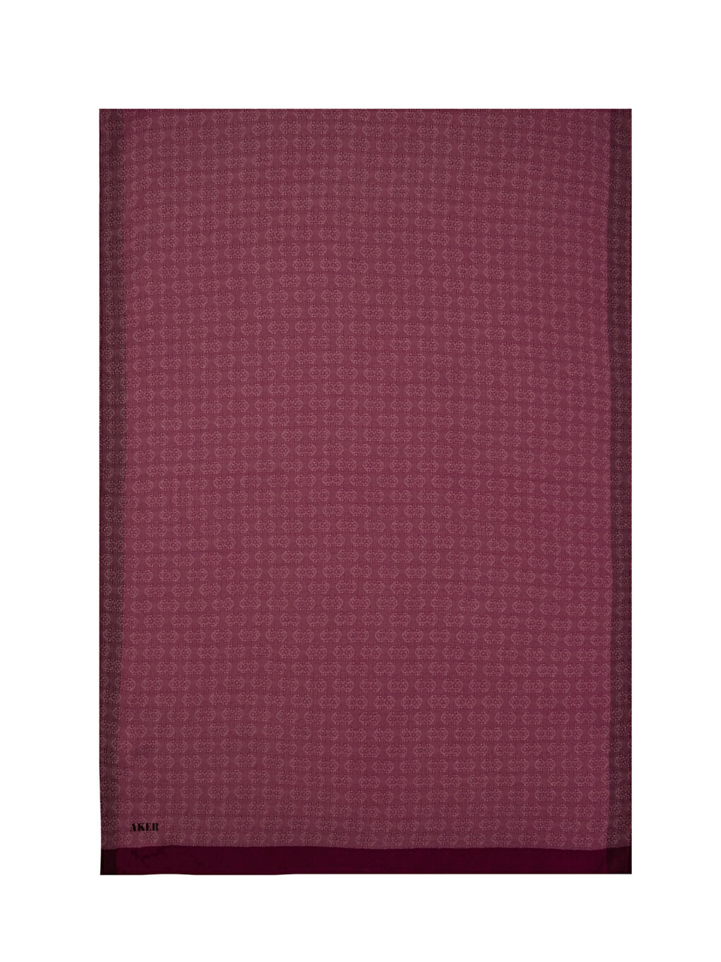 Pembe 75X190 Cm Monogram Jakar Şal
