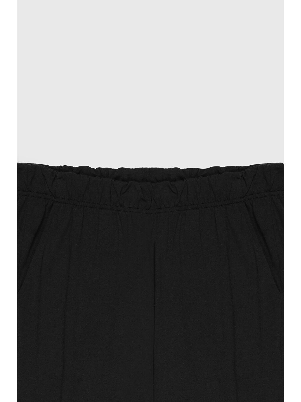 Erkek Siyah Pamuklu Standart Fit Normal Kesim Beli Lastikli Cepli Pijama Altı-7