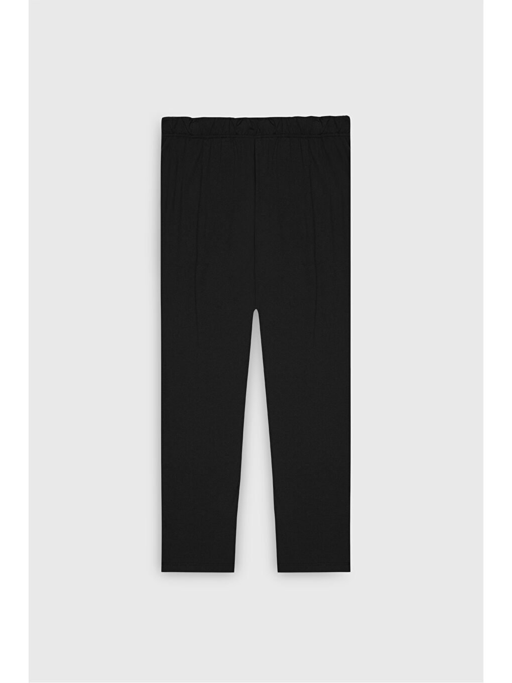 Erkek Siyah Pamuklu Standart Fit Normal Kesim Beli Lastikli Cepli Pijama Altı-9