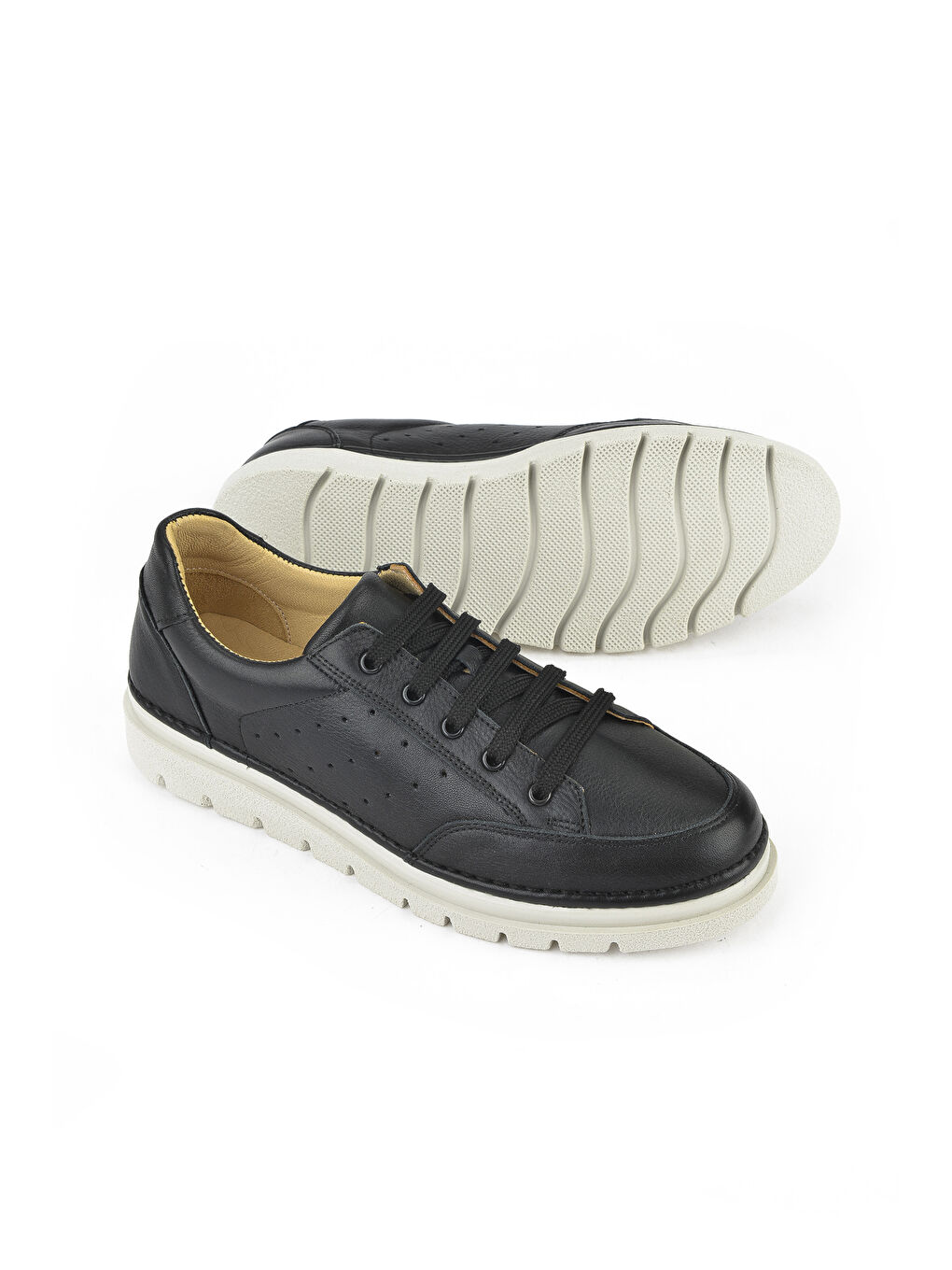 Kadın Hakiki Deri Sneaker 1511035Z6203 Siyah-3