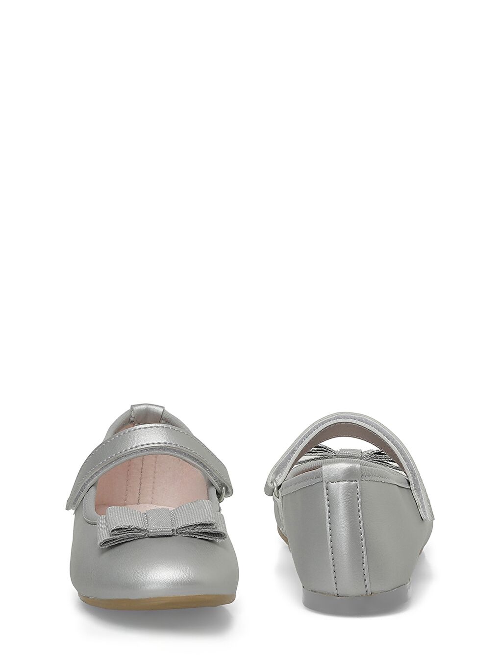 Gri BAGY.F4FX Gümüş Kız Çocuk Babet-4