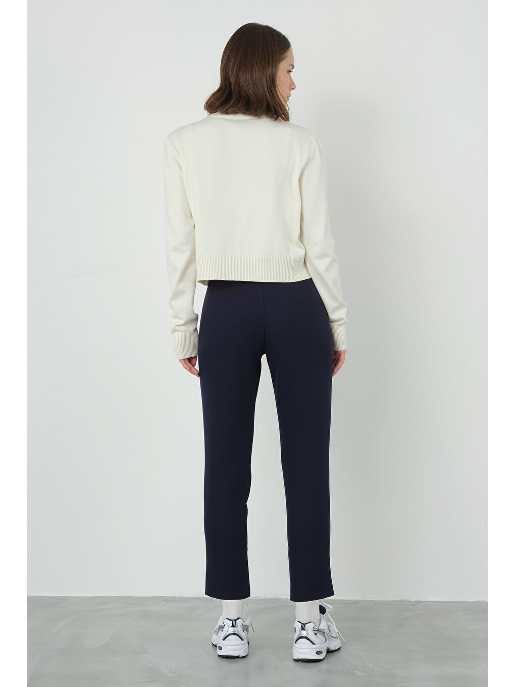 Fit Pantolon Lacivert-1