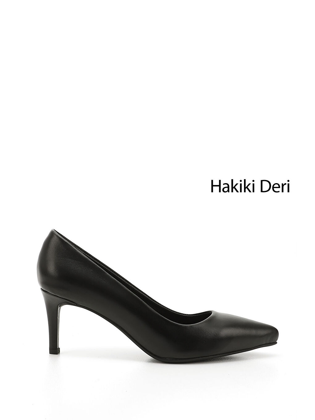 Mor Kadın ZÜMRÜT-SİYAH Sivri Burun İnce Topuklu Hakiki Deri Stiletto