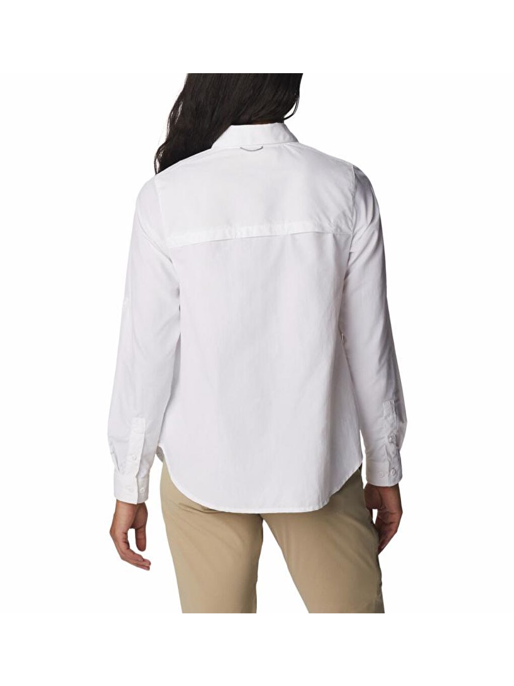 Columbia Beyaz Silver Ridge 3.0 Long Sleeve Shirt Kadın Outdoor Gömlek AL0356-100 - 1