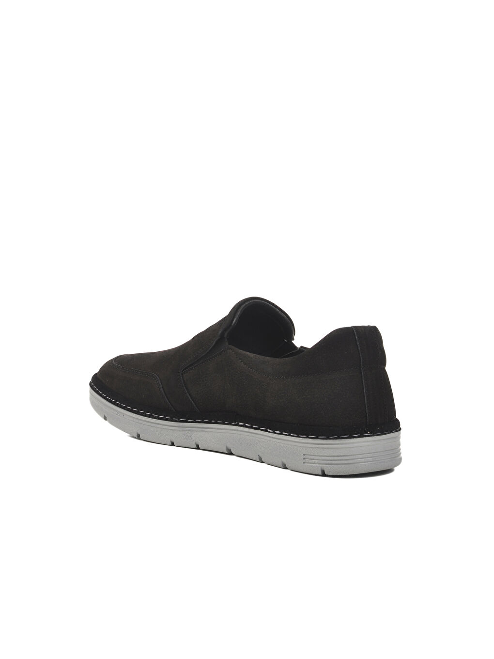 Siyah Nubuk Hakiki Deri Erkek Casual Ayakkabı 404 M-3