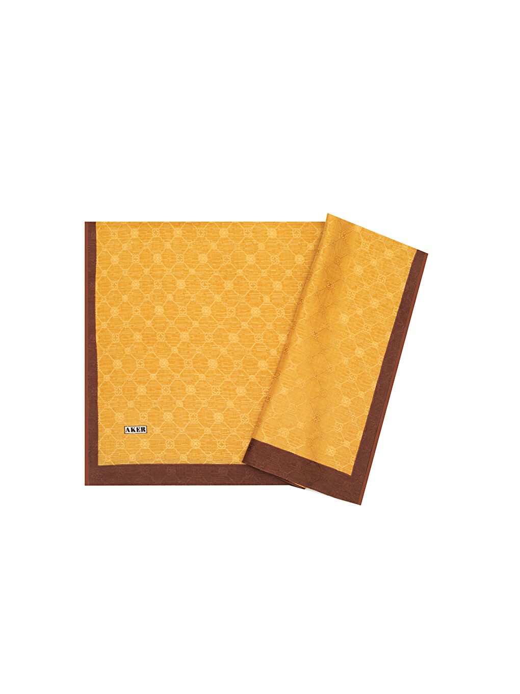 70X190 Cm Koza Sarı Şal