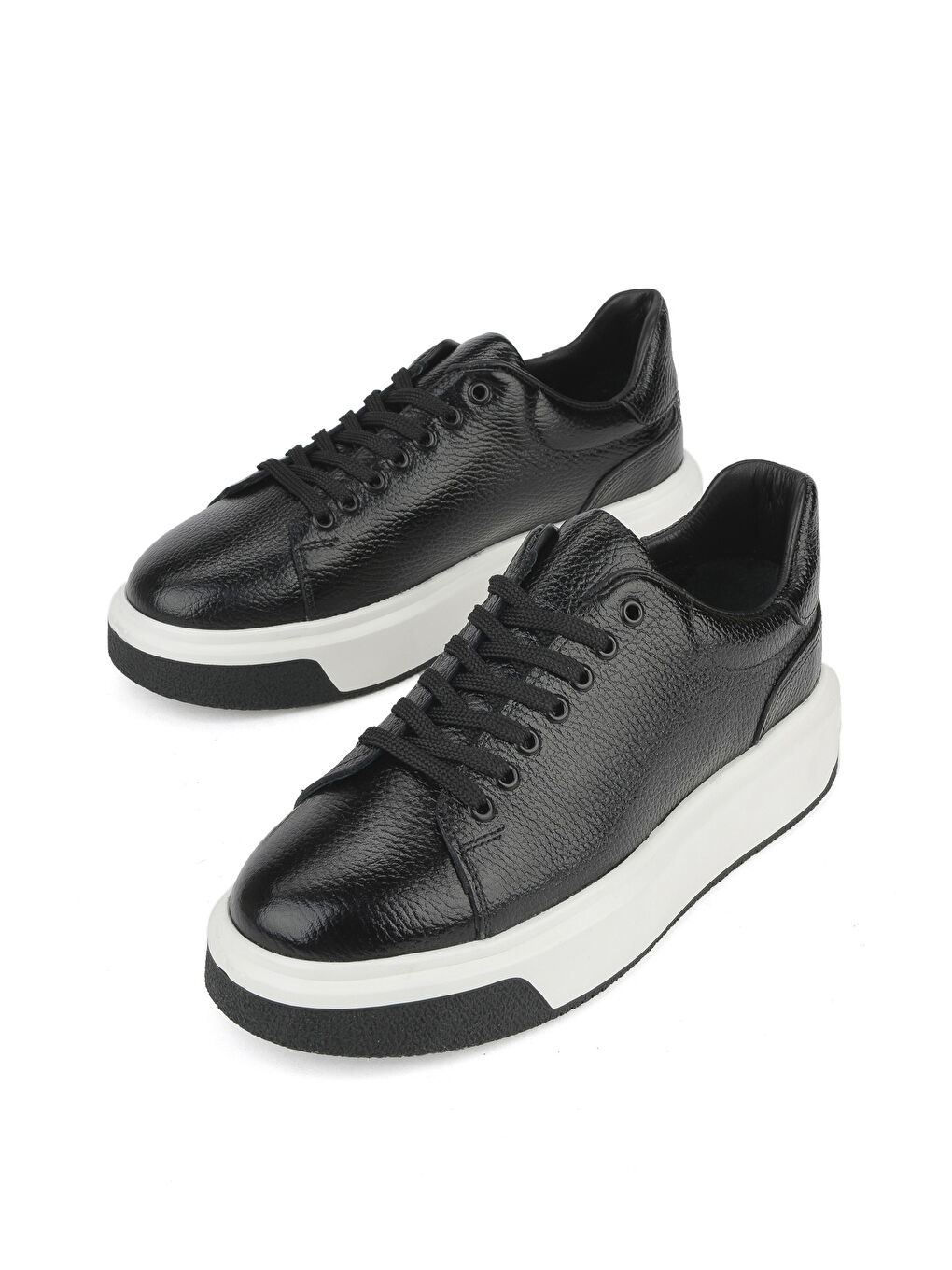 Erkek Hakiki Deri Ayakkabı 1531023Z1002 Siyah-4