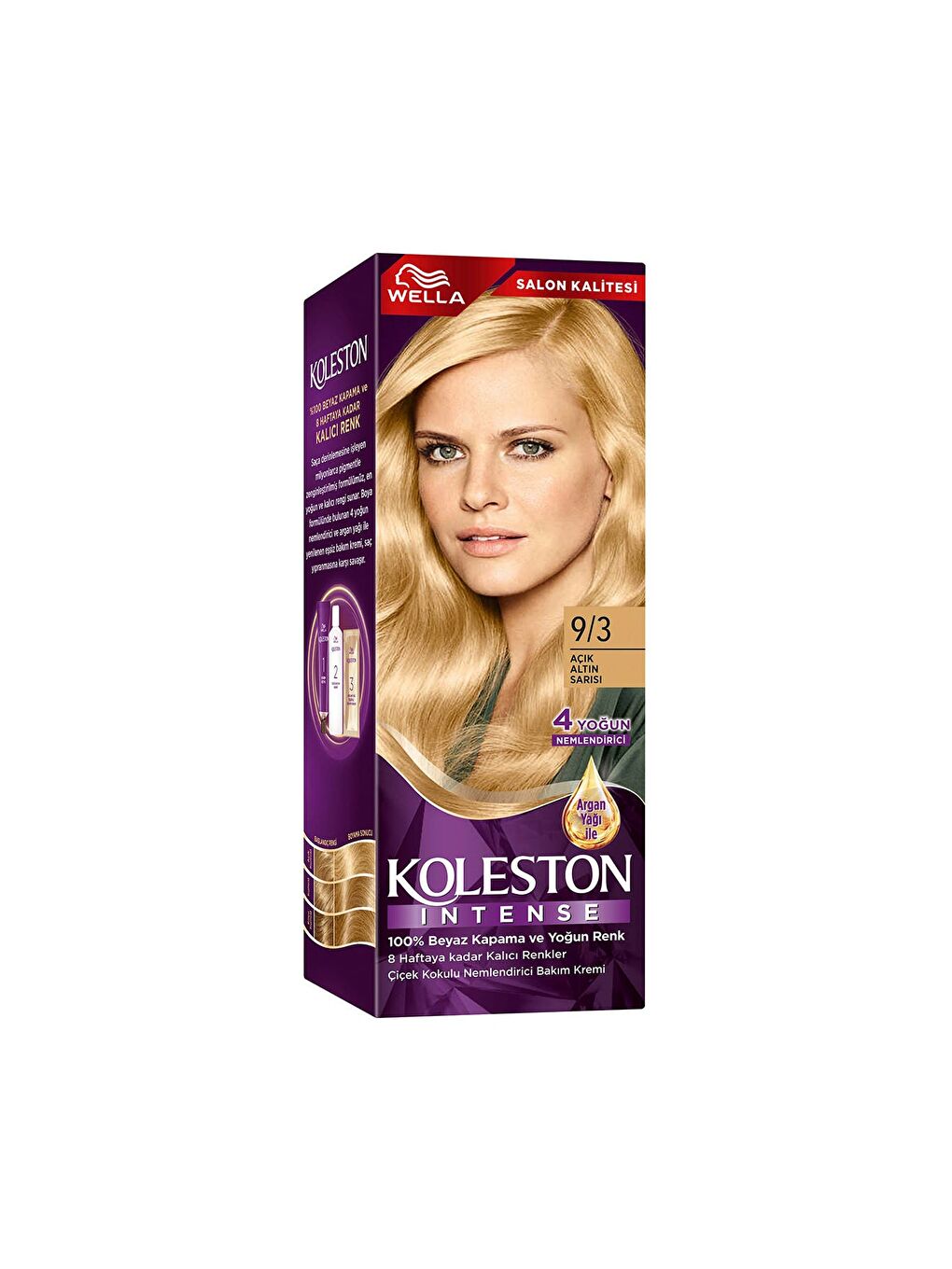 Wella Renksiz Koleston Intense Saç Boyası 9/3 Açık Altın Sarısı - Salon Kalitesi - 1