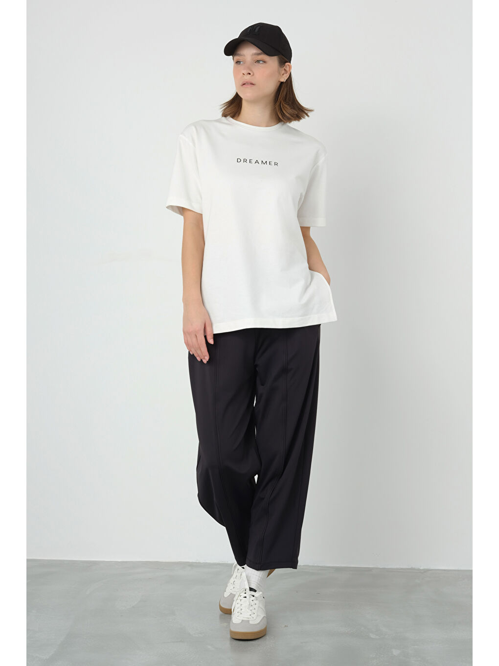 Parçalı Pantolon Siyah