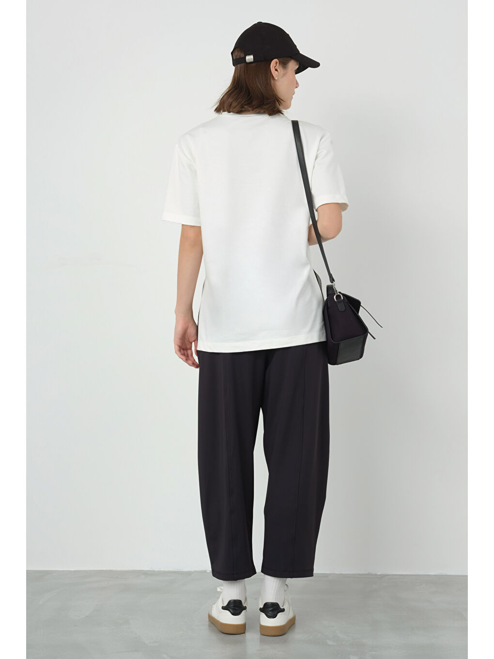 Parçalı Pantolon Siyah-4