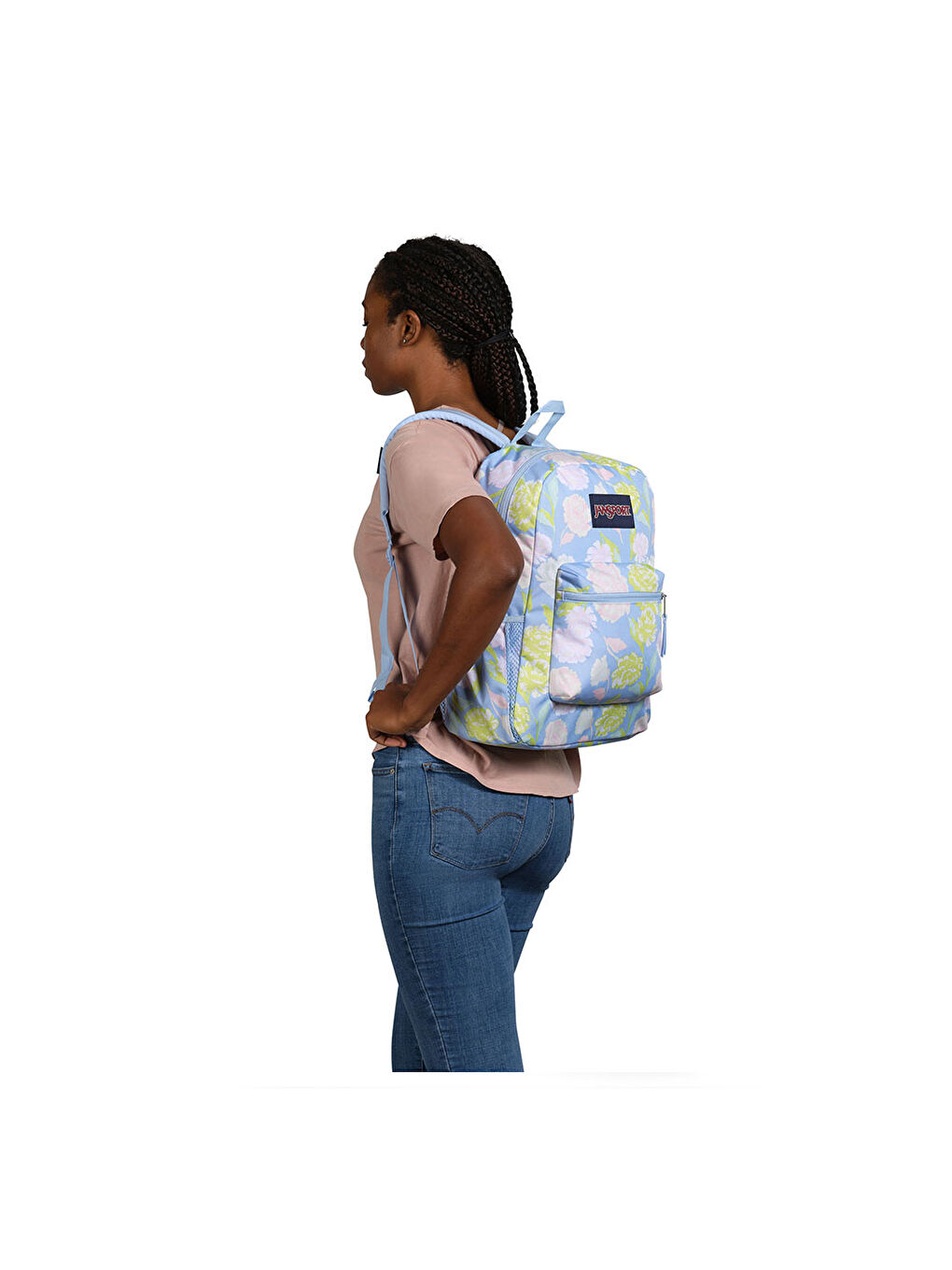 Jansport Renksiz Cross Town Autumn Tapestry Hydrangea Sırt Çantası EK0A5BAI6K2 - 1